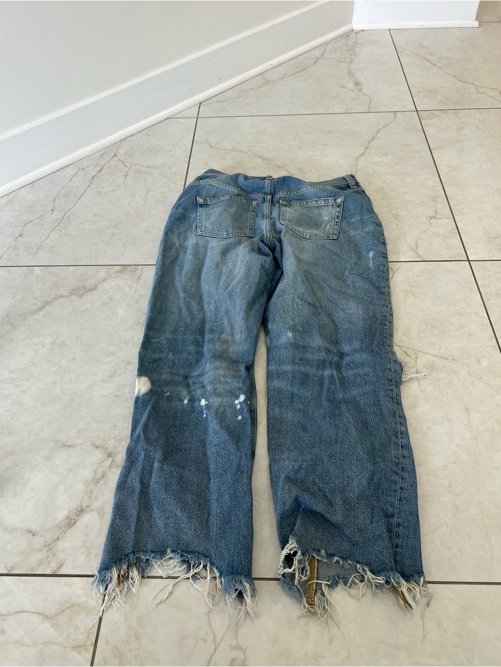 Free People Aged To Perfection Maggie Mid Rise Straight Leg Jeans Size 28 - Picture 6 of 7